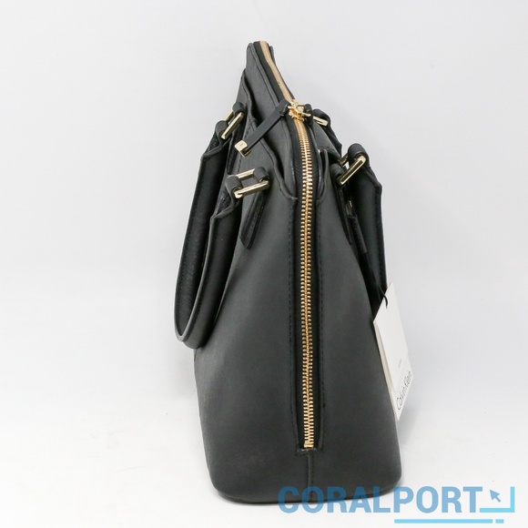 Calvin Klein On My Corner Black Satchel - Picture 3 of 5